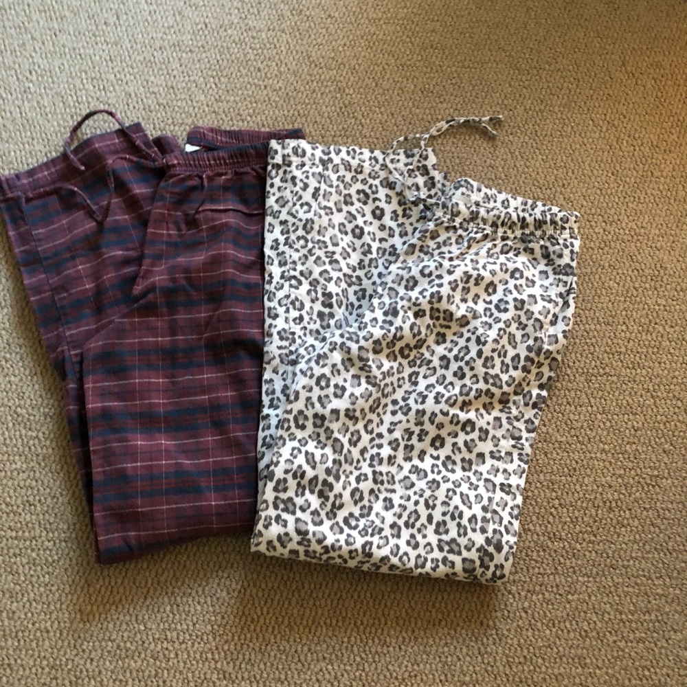 Garnett Hill Flannel Sleep Pants, size xs